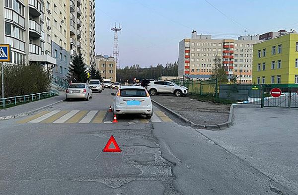 В Новосибирске Ford Focus сбил женщину и 8-летнего мальчика на «зебре»